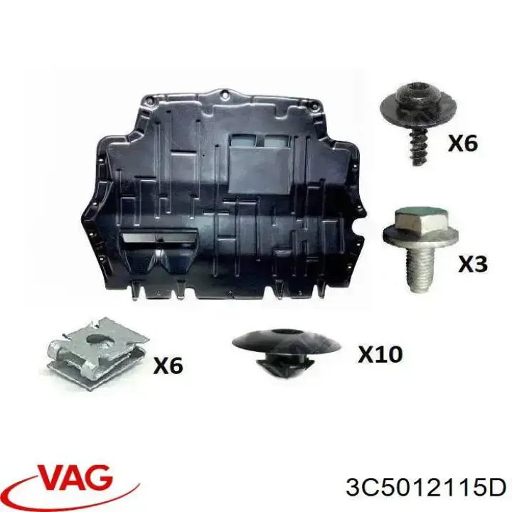 Скринька для інструментів 3C5012115D VAG