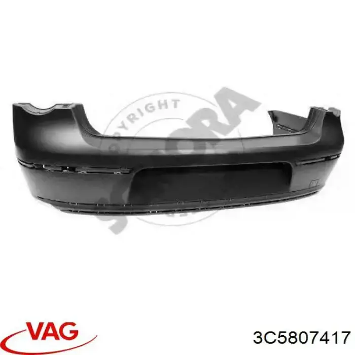 Задній бампер 3C5807417 VAG