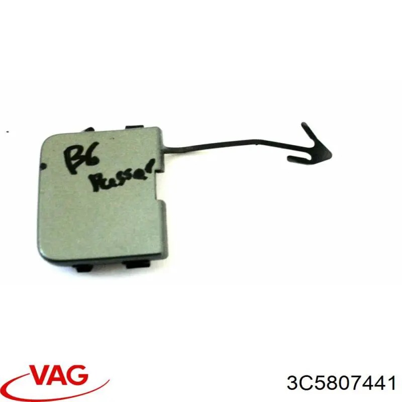 3C5807441 VAG заглушка бампера буксирувального гака, задня
