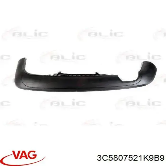 Купити 3C5807521K9B9 VAG Спідниця заднього бампера