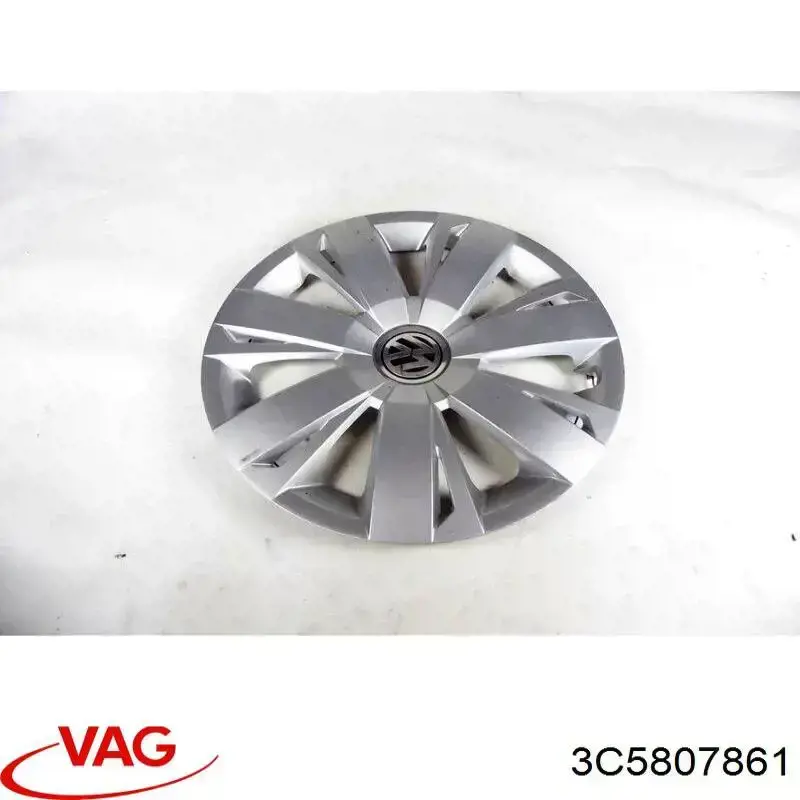 Кронштейн бампера заднього, центральний VAG 3C5807861