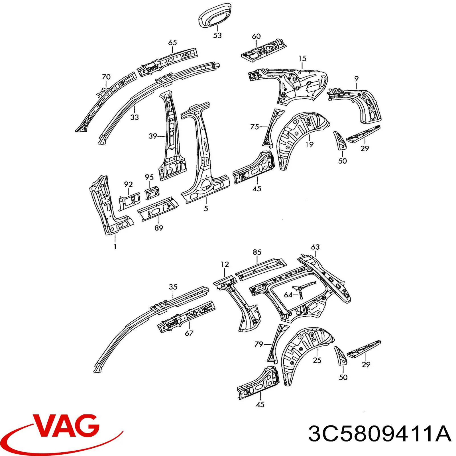 3C0809411C VAG 