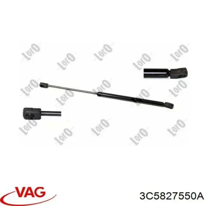 Купити 3C5827550A VAG Амортизатор двері багажника