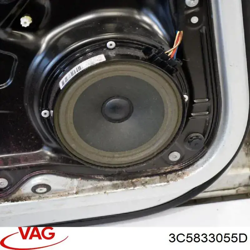 Двері задні, ліві VAG 3C5833055D