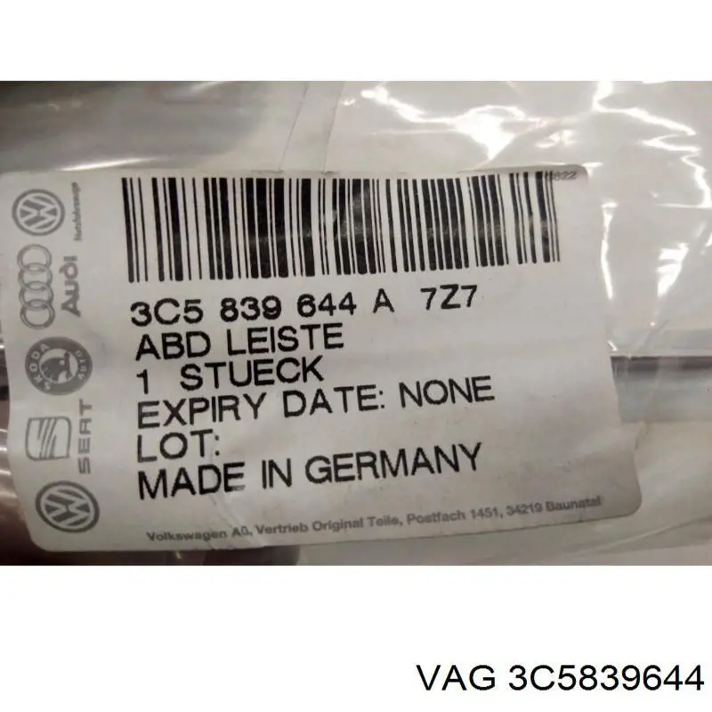 3C58396447Z7 VAG 