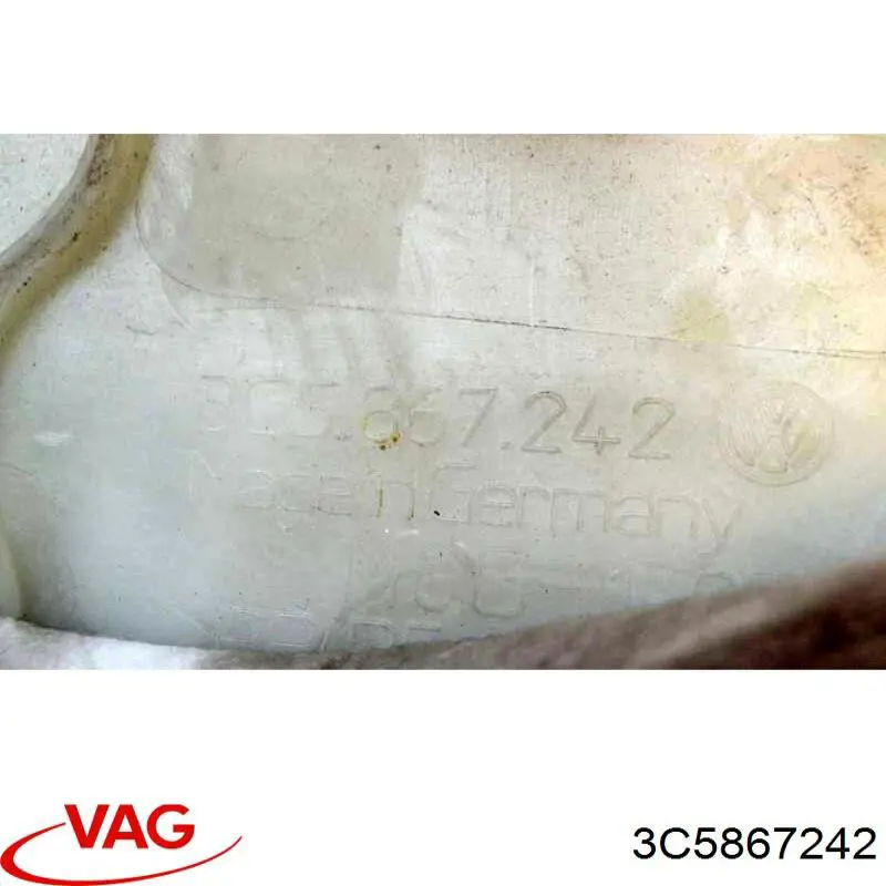3C5867242 VAG Обшивка стійки кузова внутрішня, задня права