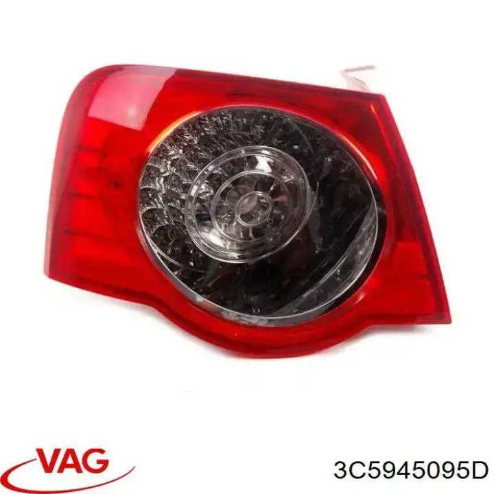 Задня ліва зовнішня фара VAG 3C5945095D ціна, від 38.01 USD