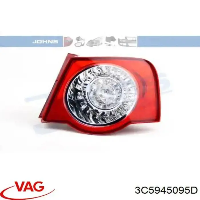 Купити 3C5945095D VAG Ліхтар задній