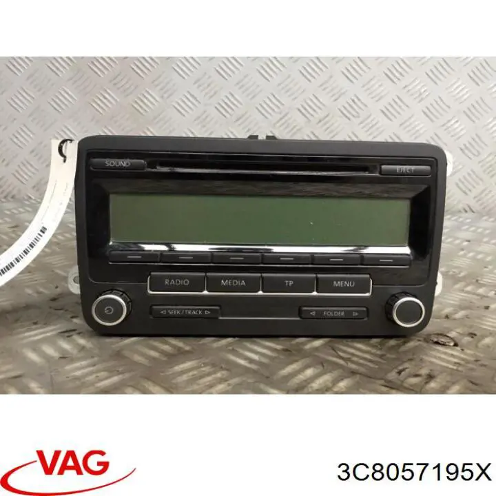 3C8057195X VAG Магнітола (радіо AM/FM)