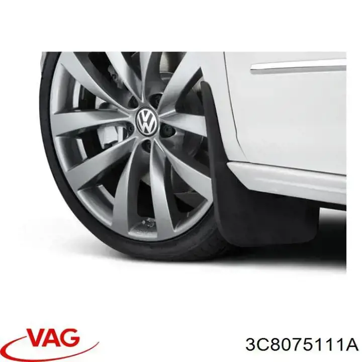 Бризковики передні, комплект VAG 3C8075111A ціна, від 99.39 USD