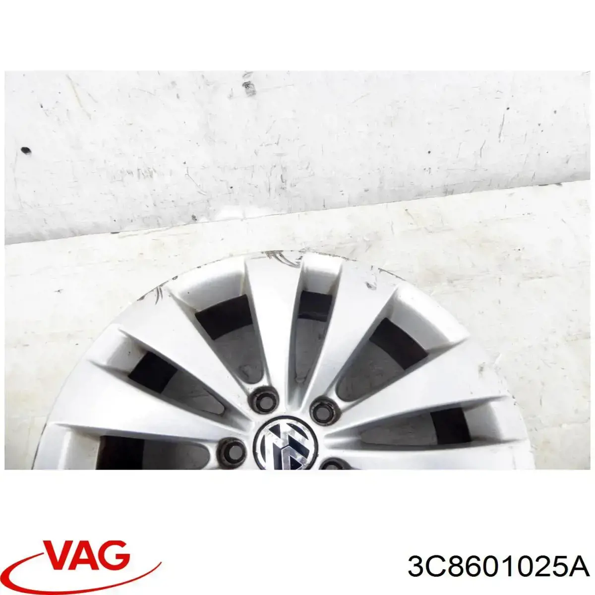 Диски колісні литі (легкосплавні, титанові) 3C8601025A VAG