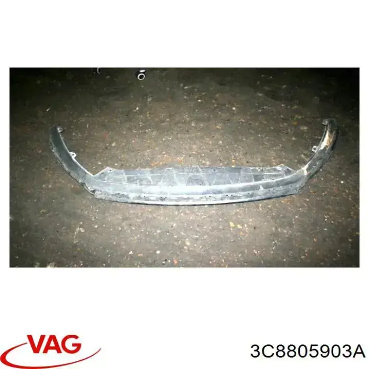 Спойлер переднього бампера 95G125 Polcar