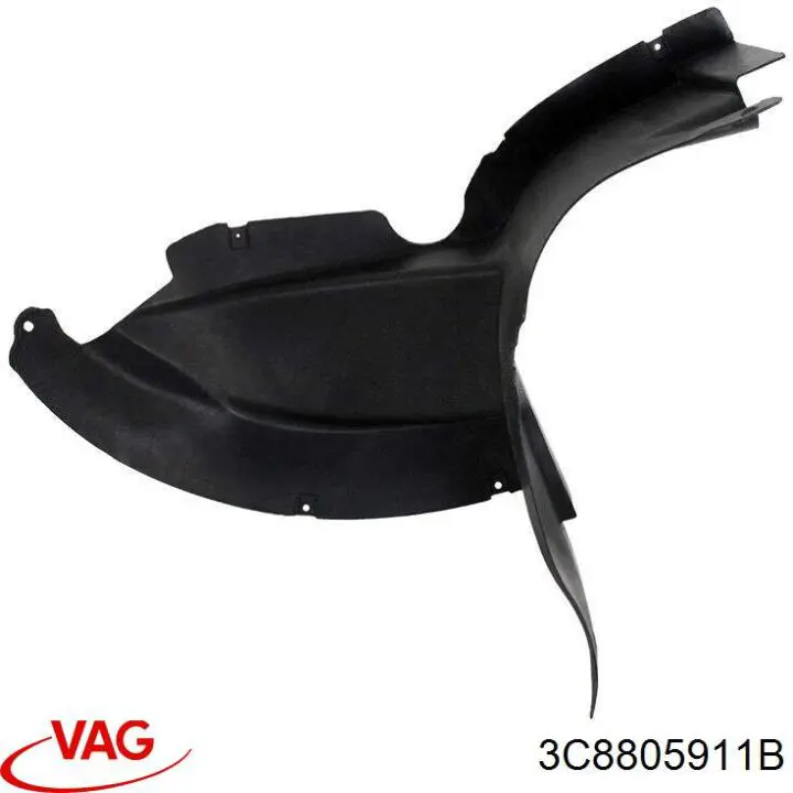 Підкрилок переднього крила, лівий передній VAG 3C8805911B9B9REF ціна, від 17.23 USD