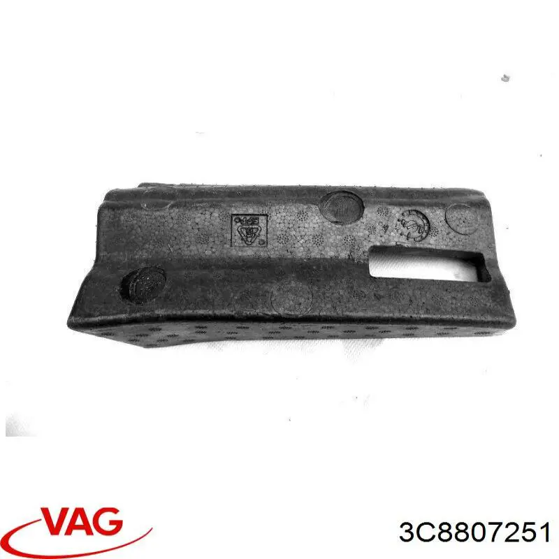 3C8807251 VAG Абсорбер бампера заднього