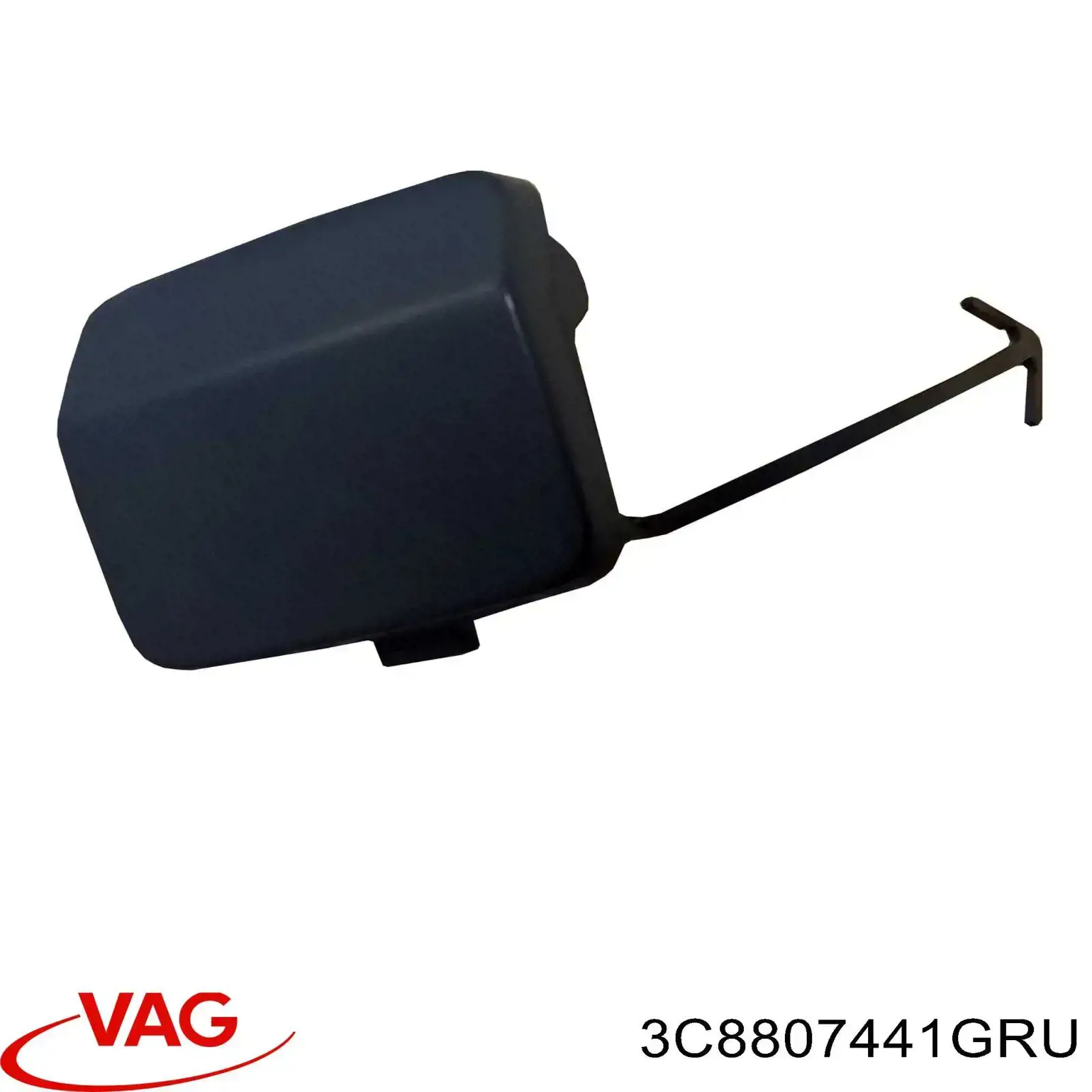 Заглушка бампера буксирувального гака, задня VAG 3C8807441GRU ціна, від 14.11 USD