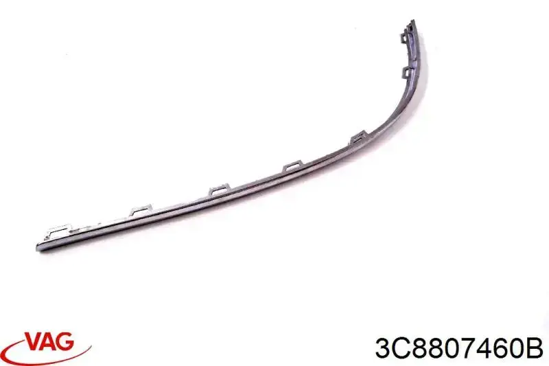 Купити 3C8807460B VAG Молдинг заднього бампера, лівий