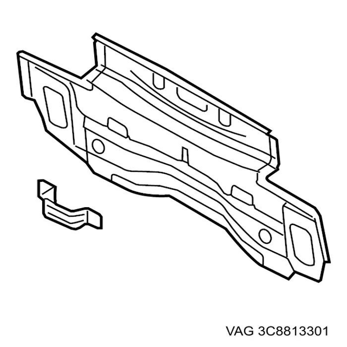 3C8813301 VAG Перегородка
