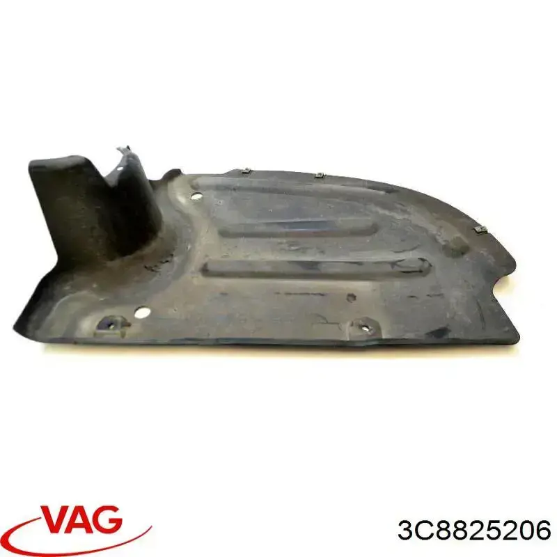 Купити 3C8825206 VAG Захист днища, задній правий