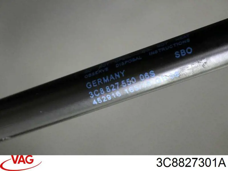 3C8827301A VAG Кріплення кришки багажника