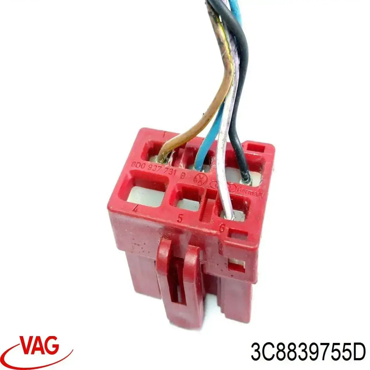 Механізм склопідіймача двері задньої, лівої 3C8839755D VAG