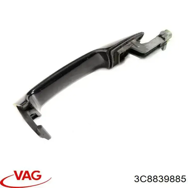 Купити 3C8839885 VAG Тримач зовнішньої ручки дверей, лівих дверей