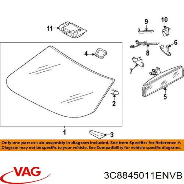 Автоскло XYG GS7420D11 ціна, від 138.65 USD