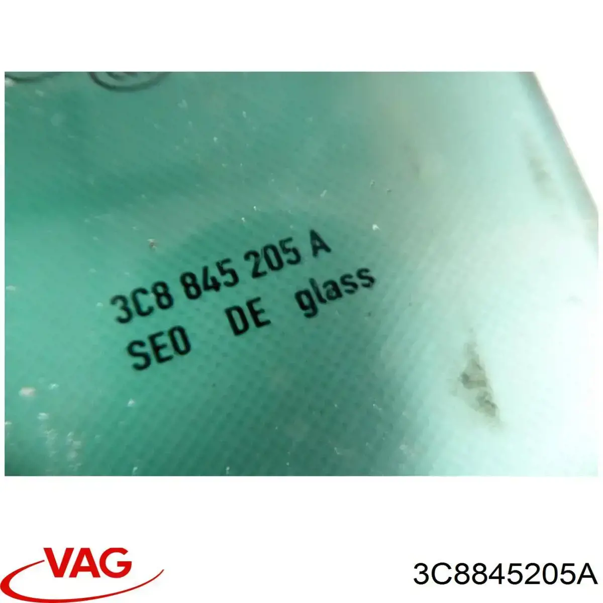 3C8845205A VAG Скло задніх дверей, лівих
