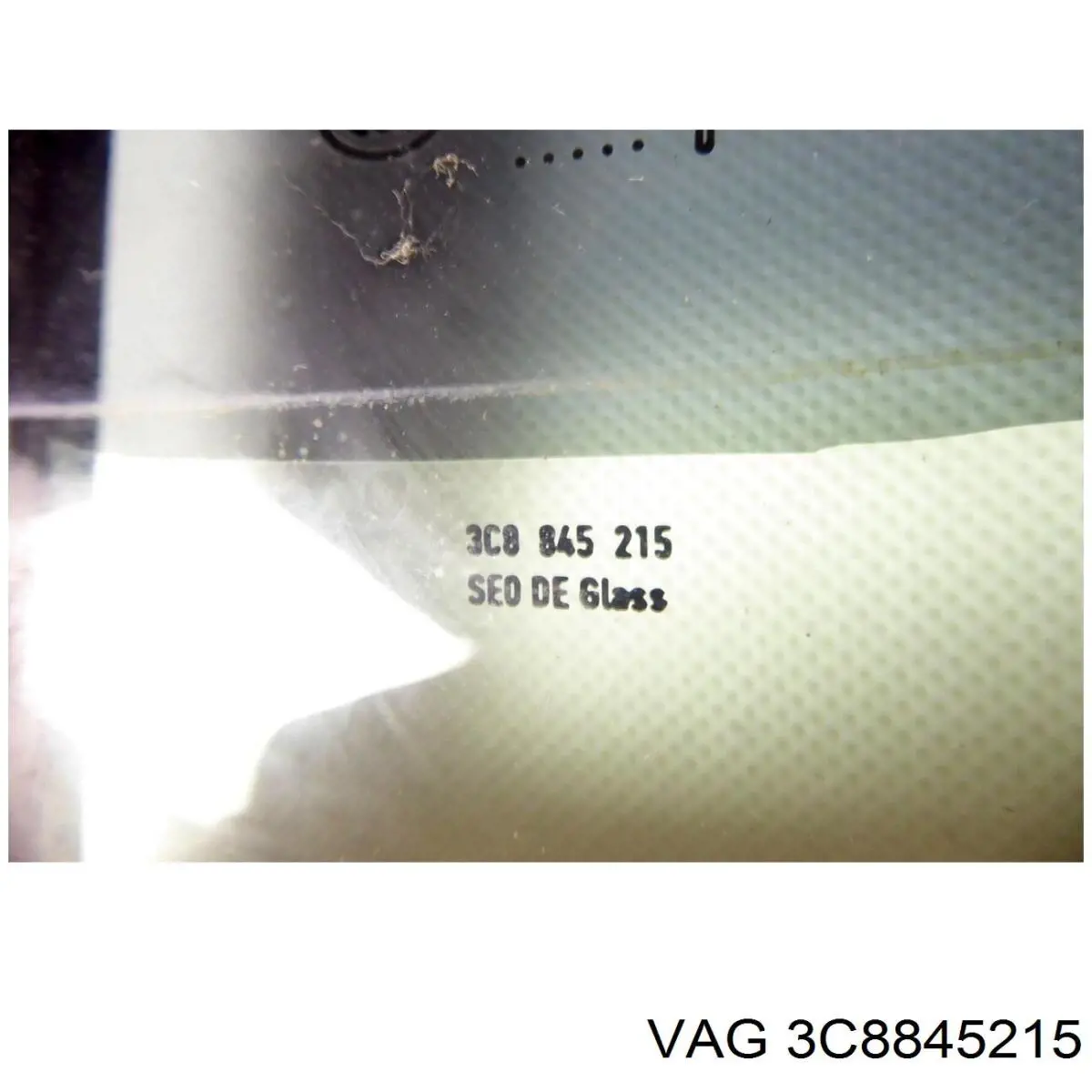 Скло-кватирка двері, задній, лівою 3C8845215 VAG
