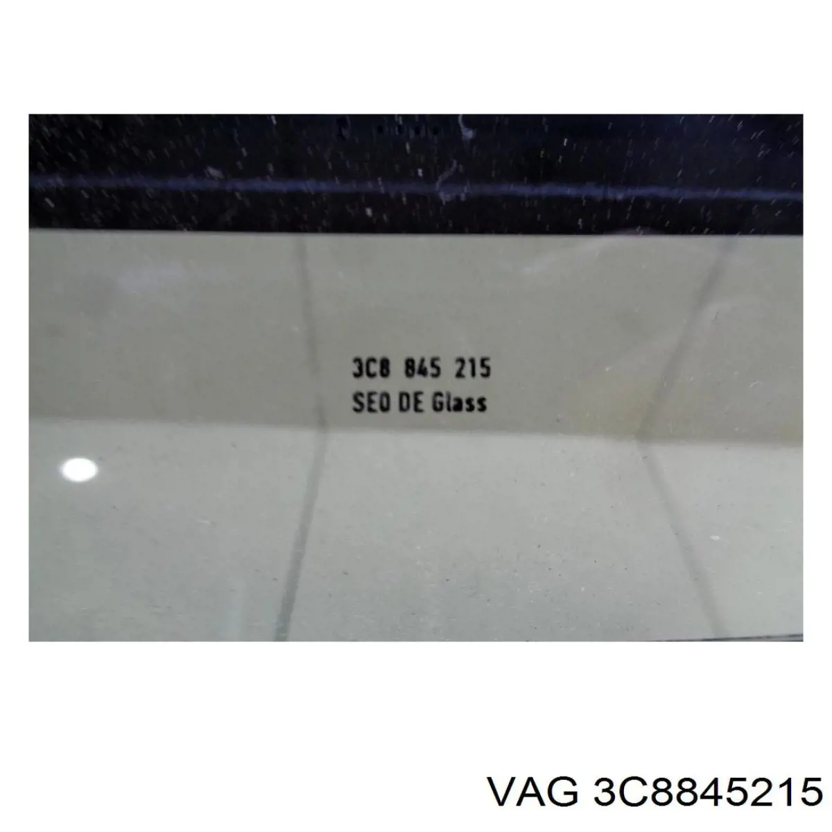 Скло-кватирка двері, задній, лівою VAG 3C8845215 ціна, від 22.55 USD