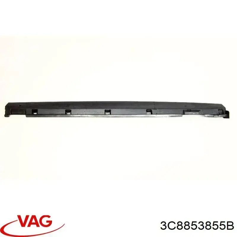 Накладка зовнішня (молдинг) порога, лівий VAG 3C8853855B