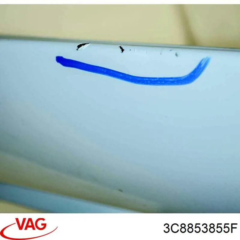 Купити 3C8853855F VAG Накладка зовнішня (молдинг) порога, лівий