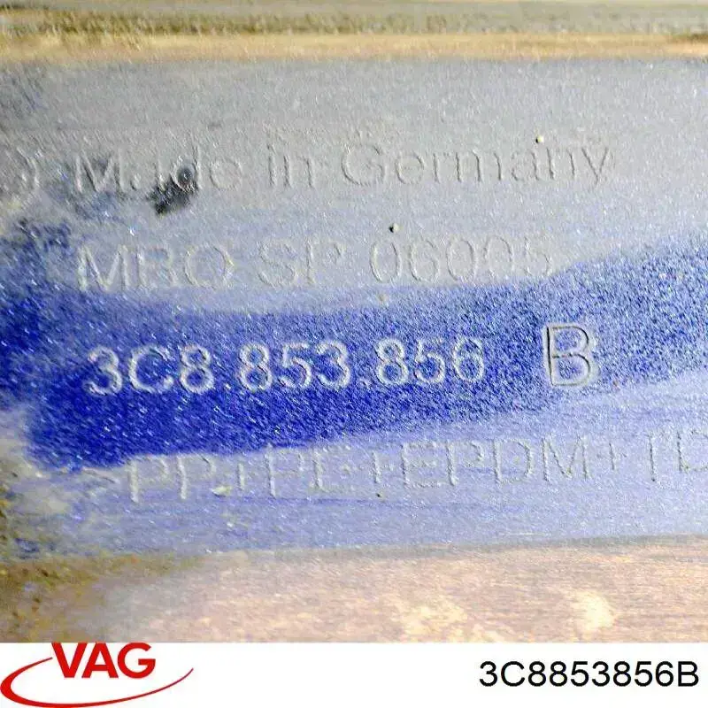 Купити 3C8853856B VAG Накладка зовнішня (молдинг) порога, правий