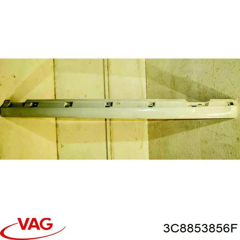 Купити 3C8853856F VAG Накладка зовнішня (молдинг) порога, правий