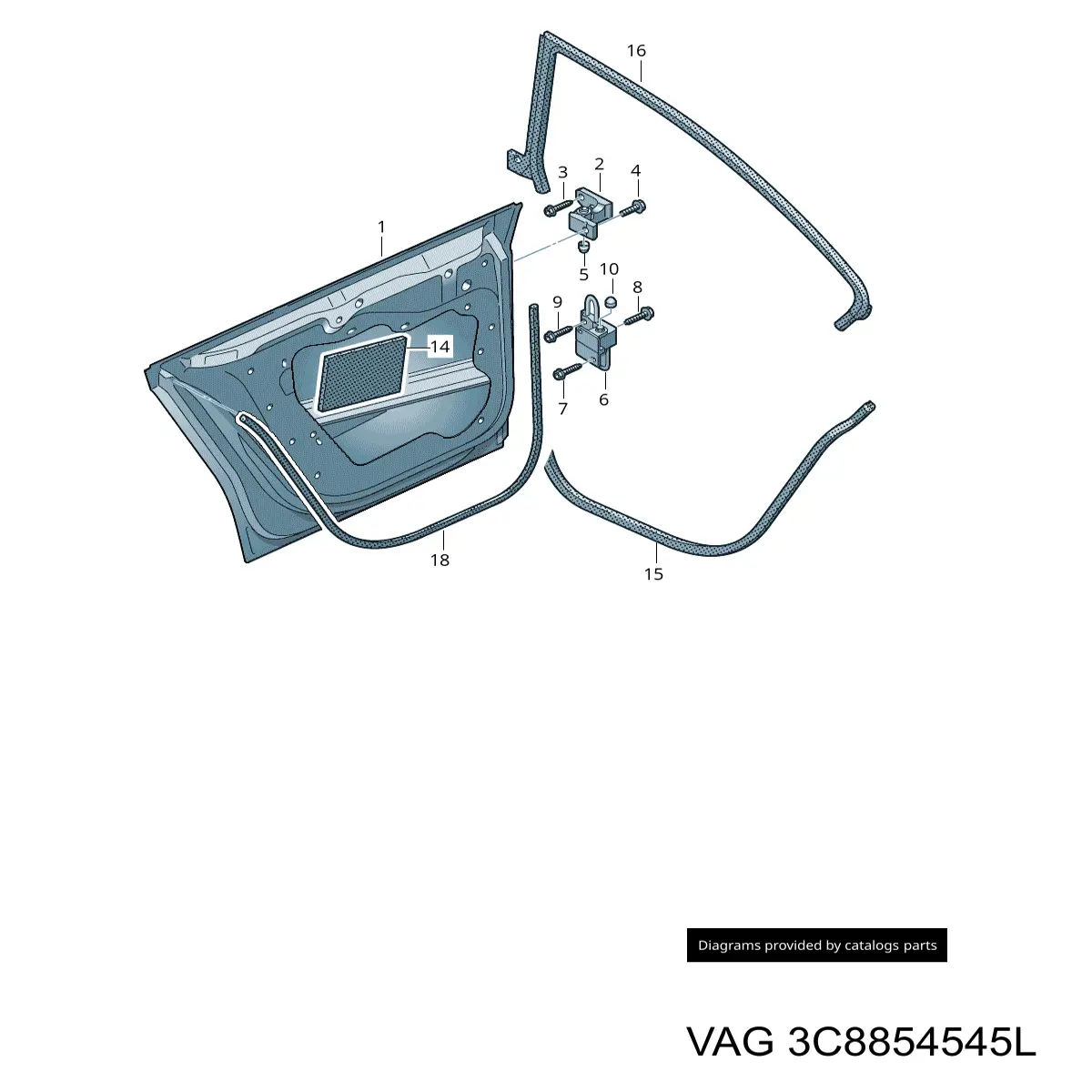  VAG 3C8854545L ціна, від 8.47 USD