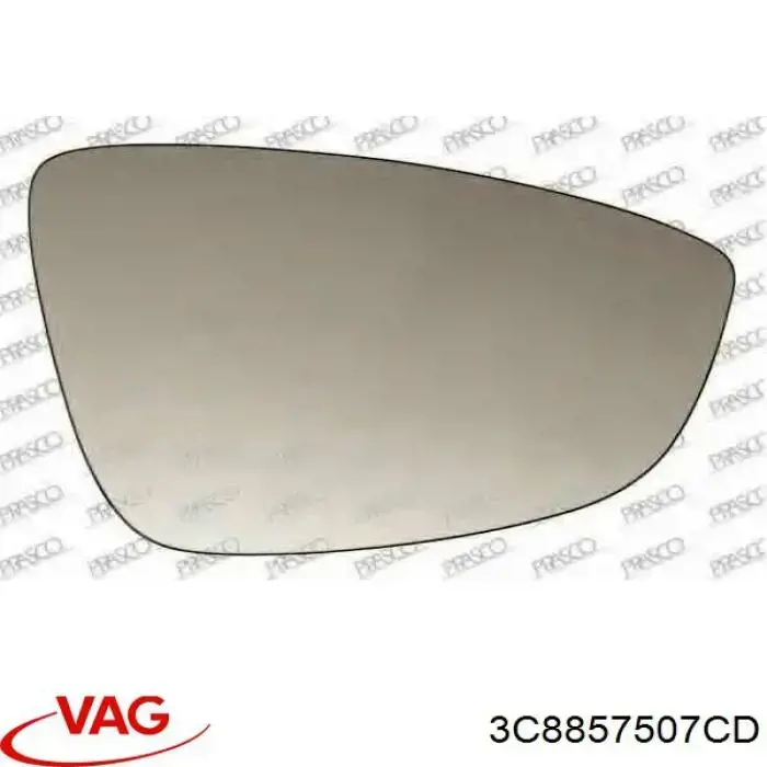 Купити 3C8857507CD VAG Бічне дзеркало заднього виду ліве