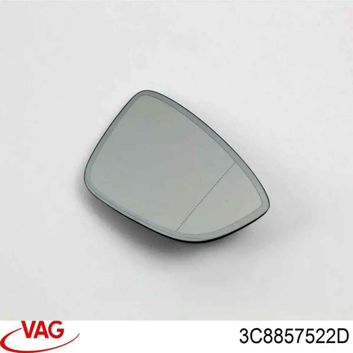 Дзеркальний елемент правого дзеркала заднього виду VAG 3C8857522D ціна, від 13.57 USD