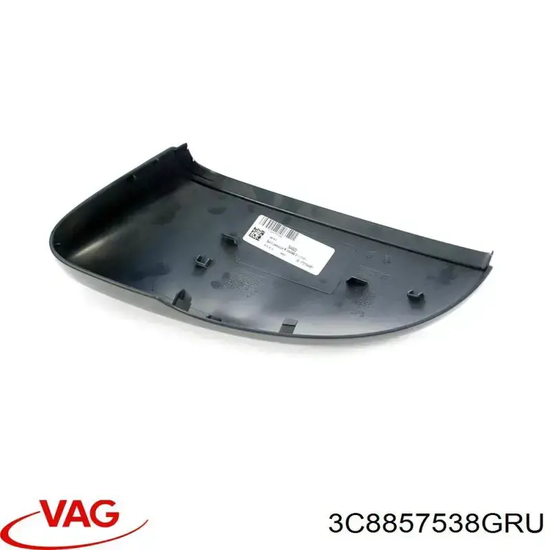 Накладка дзеркала заднього виду, права 3C8857538GRU VAG