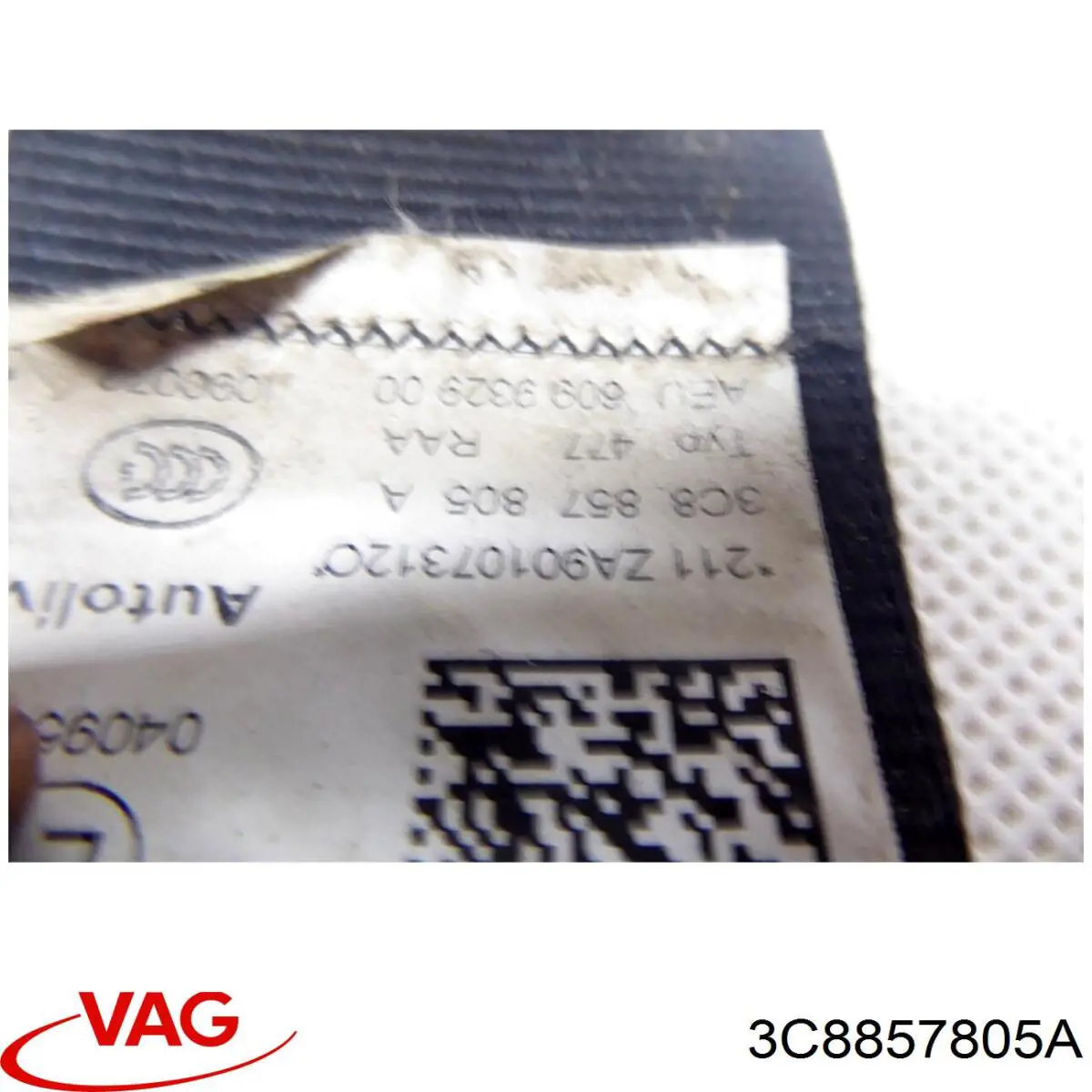 Купити 3C8857805A VAG Пасок безпеки задній