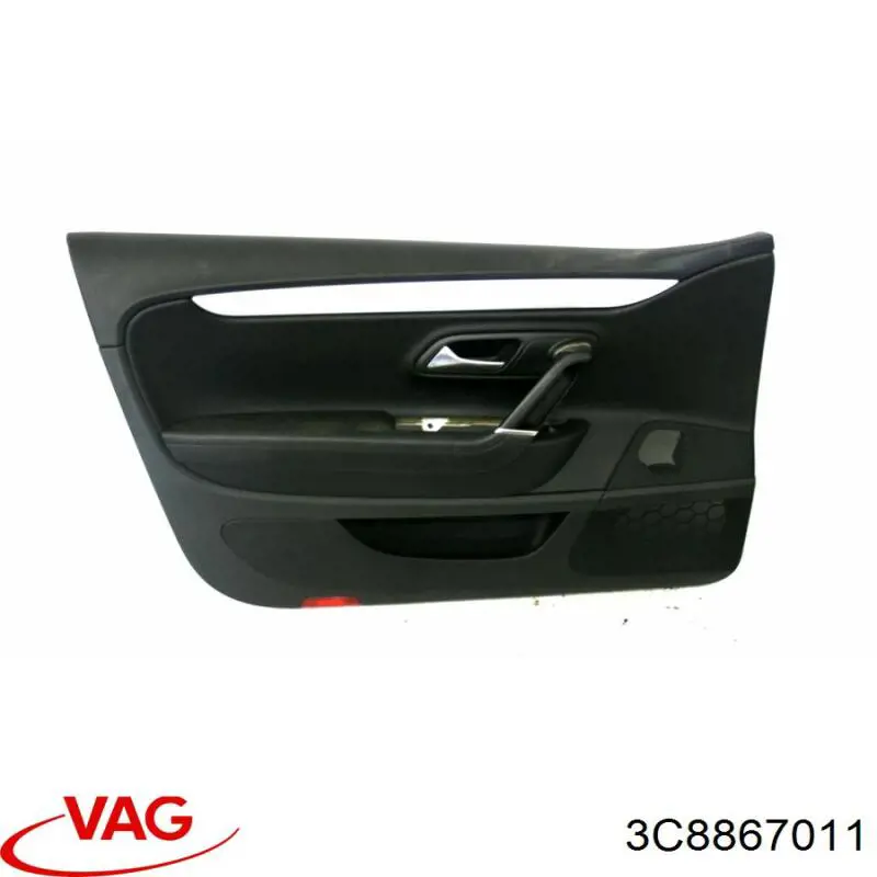 Облицювання водійських дверей VAG 3C8867011