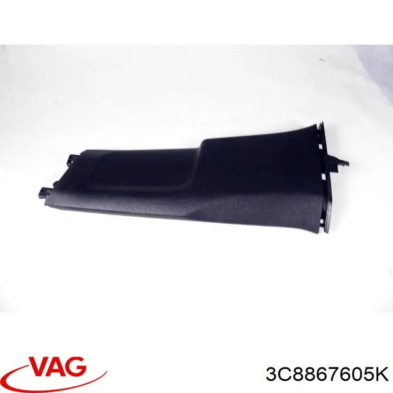 Обшивка-облицювання кришки багажника 3C8867605K VAG