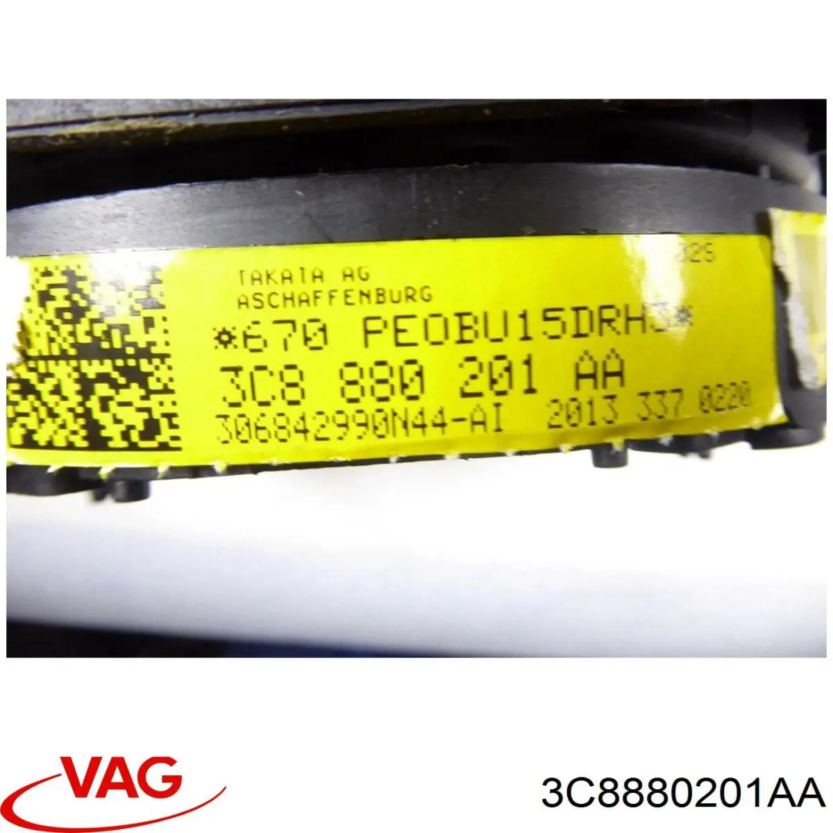 Подушка безпеки, водійська, AIRBAG 3C8880201AA VAG