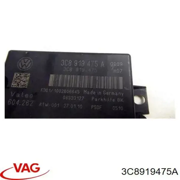 Купити 3C8919475A VAG Модуль керування (ЕБУ) парктроніком