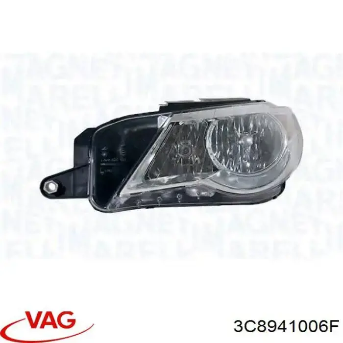 Фара правая VAG 3C8941006F ціна, від 422.39 USD