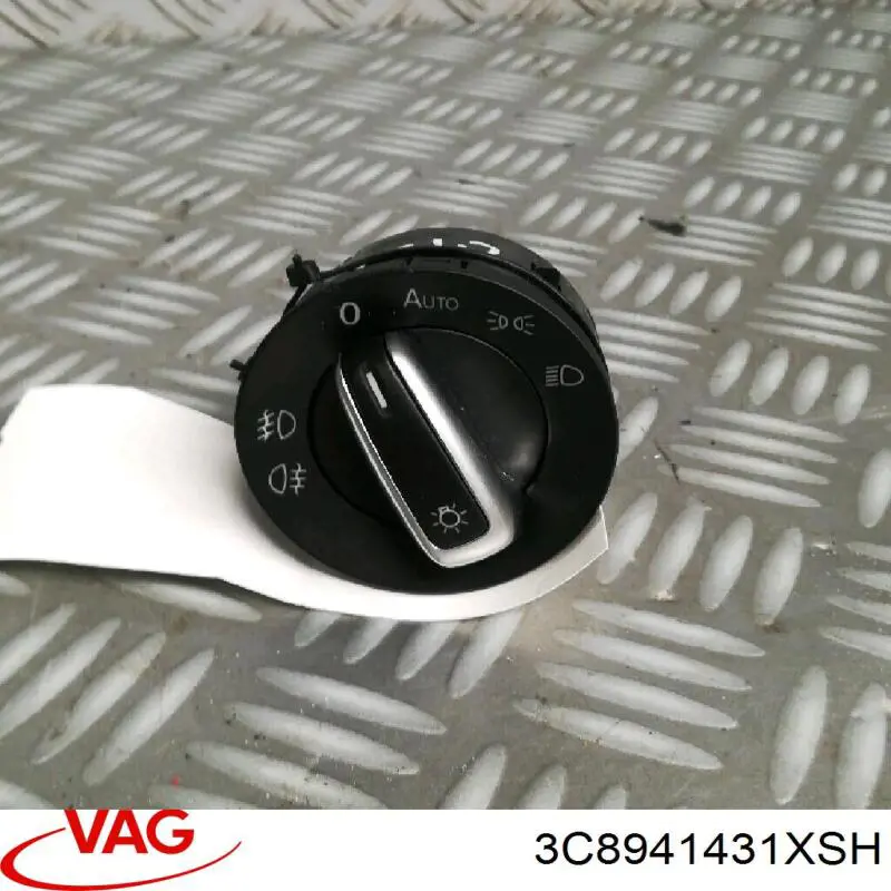 Купити 3C8941431XSH VAG Перемикач світла фар, на "торпеді"
