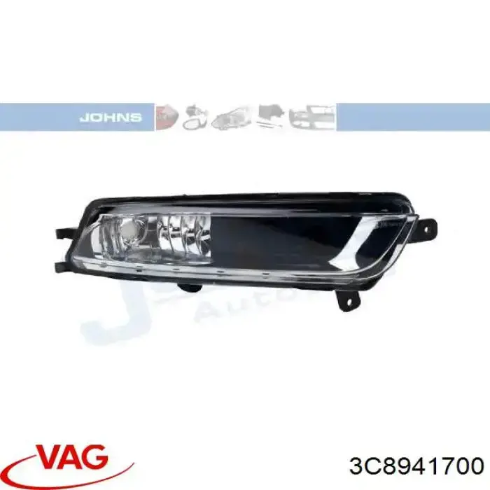 Купити 3C8941700 Diamond/DPA Протитуманка права