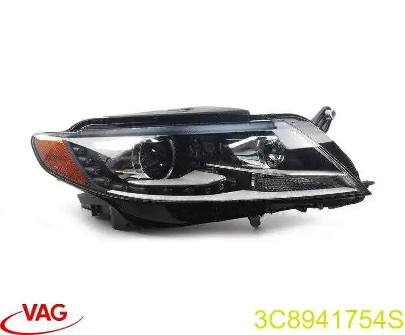 Купити 3C8941754S VAG Права блок фара