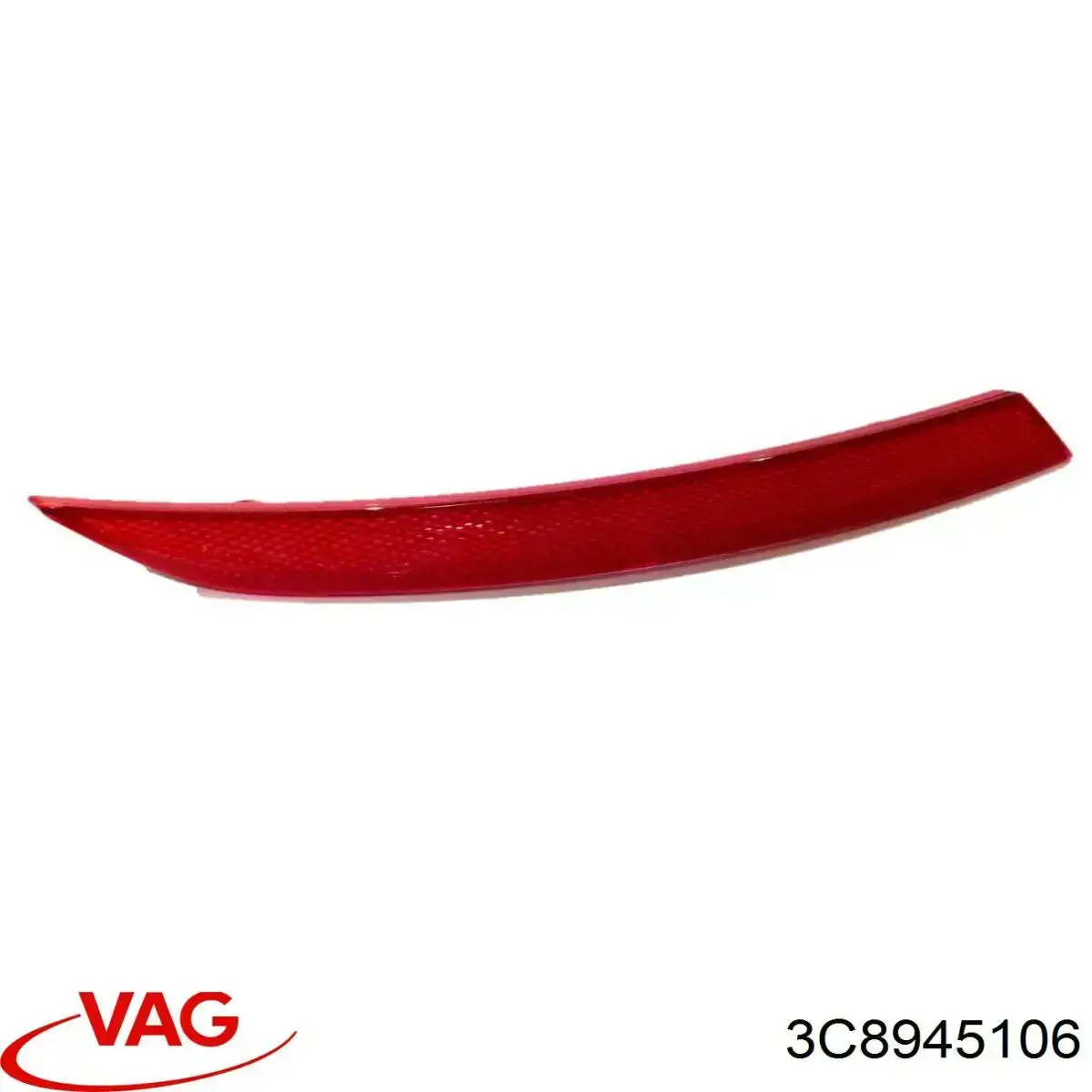 Правий катафот заднього бампера VAG 3C8945106 ціна, від 12.70 USD