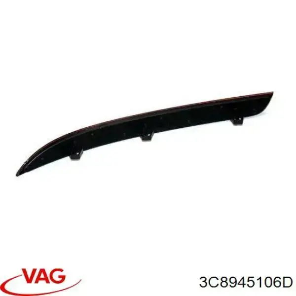 Катафот (відбивач) заднього бампера, правий 3945054 Autotechteile