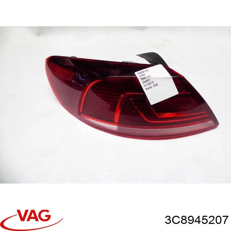 3C8945207 VAG Задній лівий зовнішній ліхтар