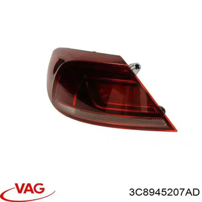 3C8945207AD VAG Задній лівий зовнішній ліхтар